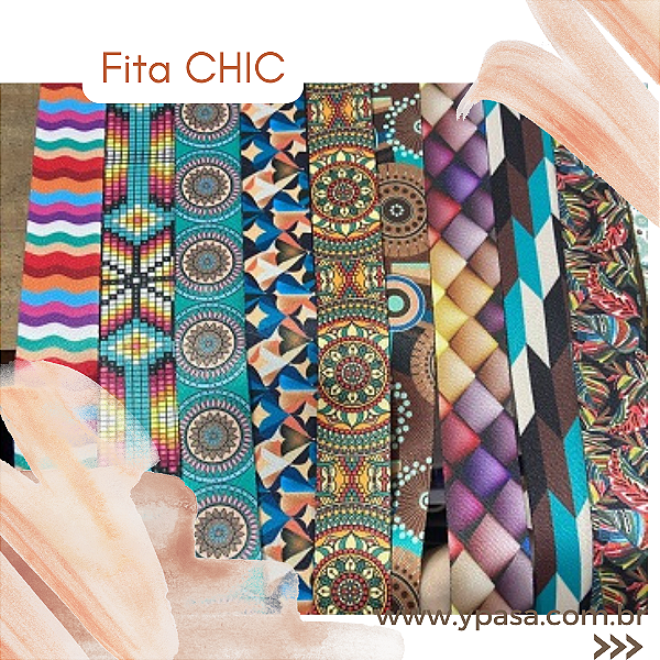 Fita Chic Acetinada cores (Metro)