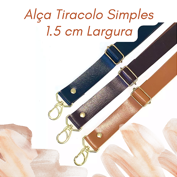 Alça Tiracolo Simples 1.5 CM Largura