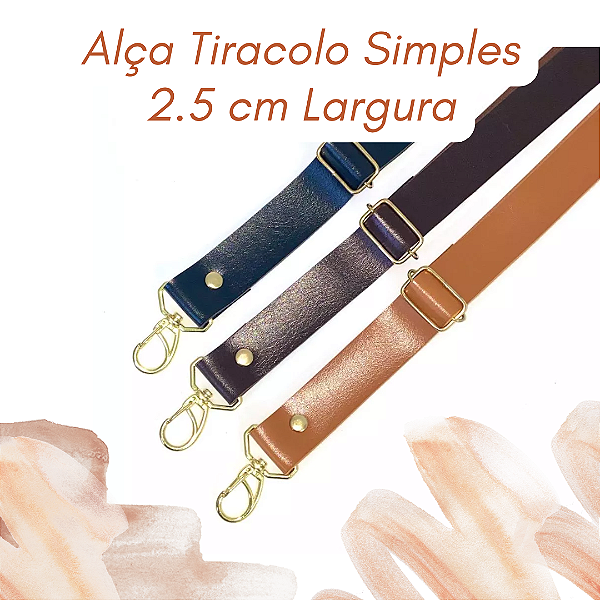 Alça Tiracolo Simples 2.5 CM Largura