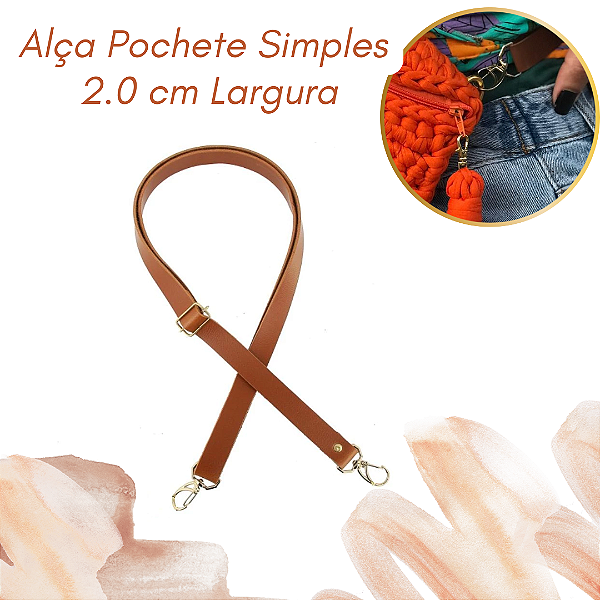 Alça Pochete Simples 2.0 CM Largura