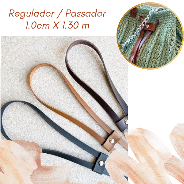 Regulador / Passador / Enforcardor em couro sintético