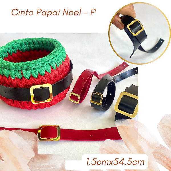 Cinto de Natal - Papai Noel (P)