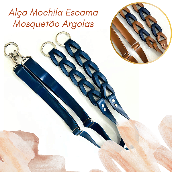 Alça de mochila ESCAMA - Mosquetão Argola