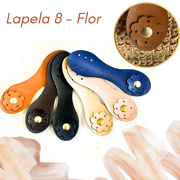 Lapela / Fecho 8 - FLOR
