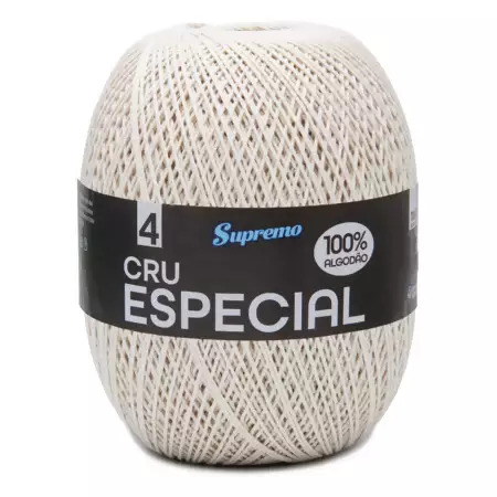 Barbante Supremo Especial N.04 Cru 1186mts
