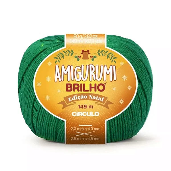 Linha Amigurumi Brilho Círculo 149m 80g - 019204