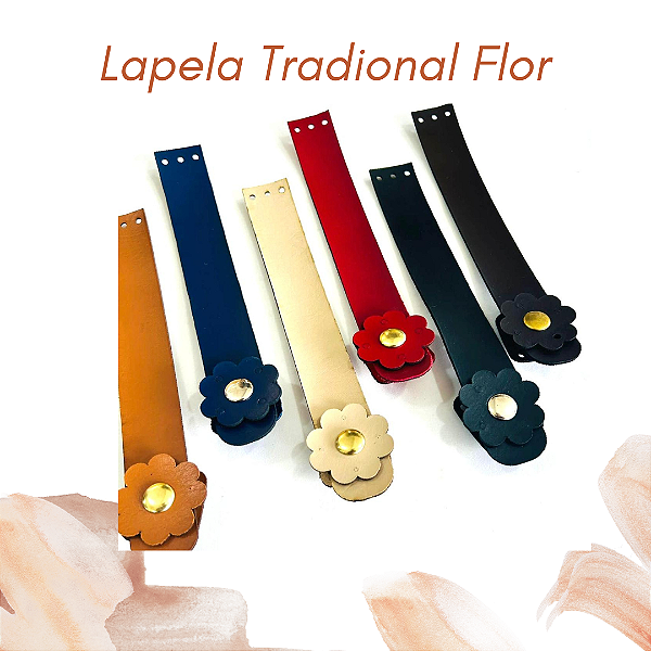 Lapela Tradicional Flor