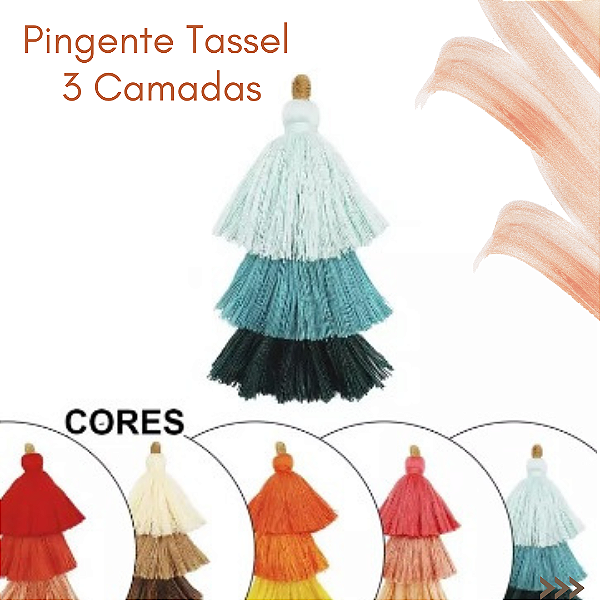 Pingente Tassel 3 Camadas