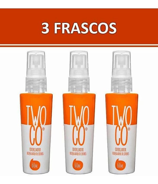 Twoco inibidor de odores - 60ml 3 unidades-Loreto