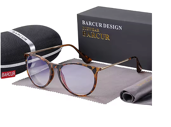 Armação de óculos anti-luz azul para computador BARCUR para  mulheres-Loreto