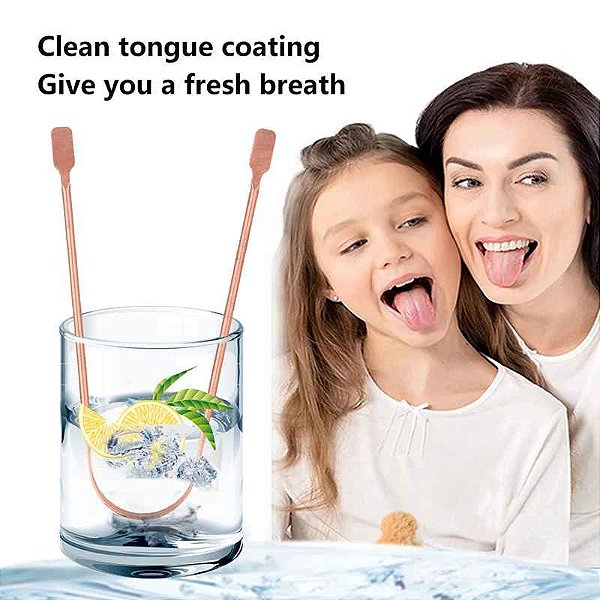 Raspador Lingual Premium Em Cobre 100% Puro-Loreto