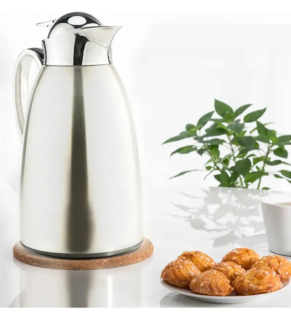 Garrafa Térmica Quente Frio Stella Inox Cromado 1 Litro Cor Prateado-Loreto