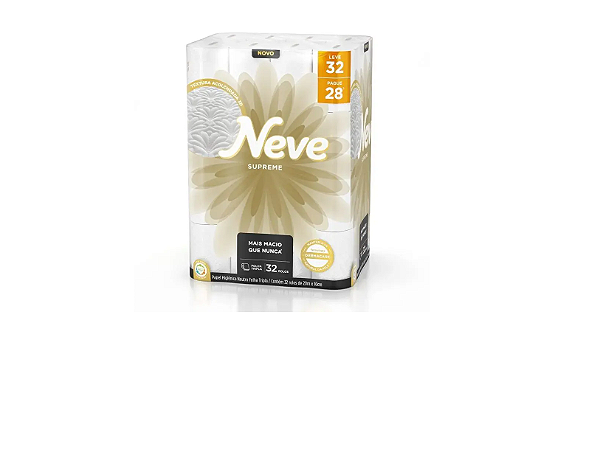 Papel Higiênico Neve Supreme Leve 32 Pague 28 - 32 Rolos-Loreto