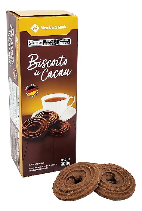 Biscoito de Cacau alemão Member's 300 GR