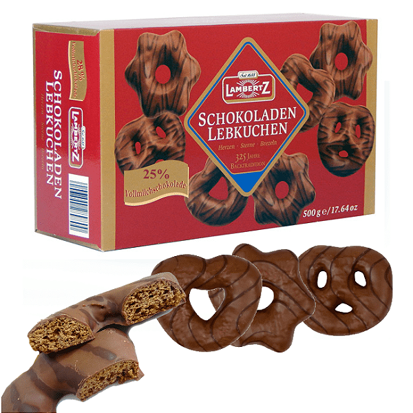 Pão de mel Schokoladen - Vollmilch ( ao leite ) Lambertz - Alemanha-Loreto