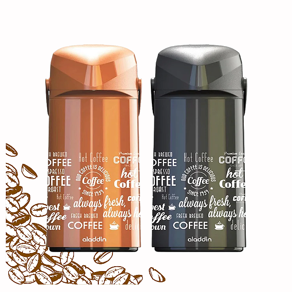 Garrafa Térmica Aladdim 1.8 Litros Pressão Maxima Coffee