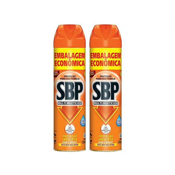 Kit Com 2 Unidades Multi-inseticida Sbp Aerossol 450ml Cada-loreto