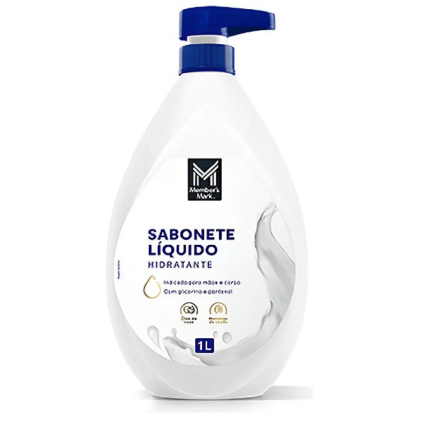 Sabonete Liquido Hidratante Member's Mark 1 Litro-Loreto