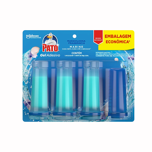 Gel Pato Purific Aplicador + 3 Refis Dura Até 6 Semanas-Loreto