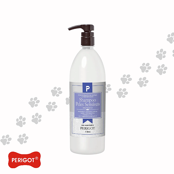 Shampoo Pet Peles Sensíveis Perigot 1 Litro Diluição 1/4