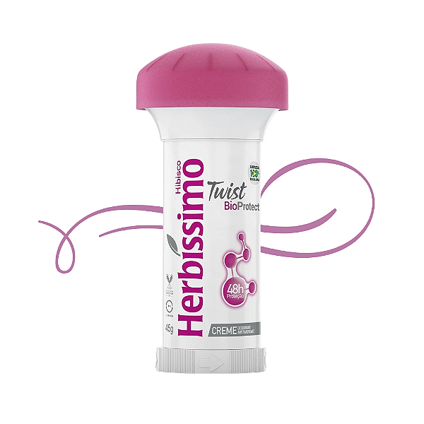 Creme Desodorante Herbíssimo Bioprotect Hibisco Twist 45g-Loreto