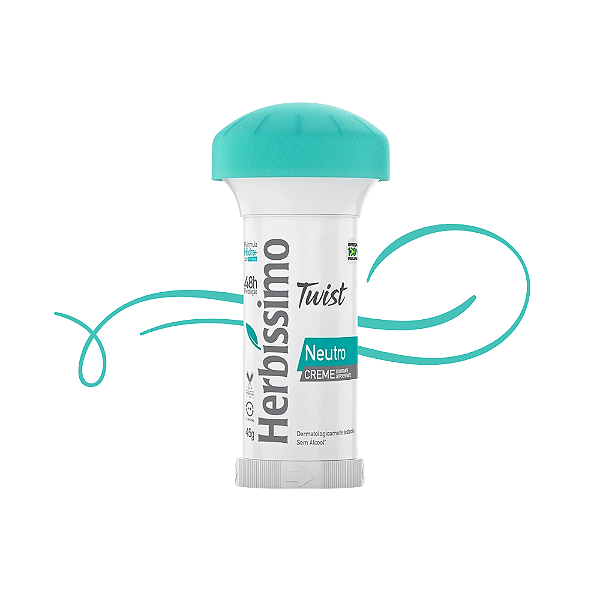 Desodorante Herbíssimo Creme Twist Neutro 45g-Loreto