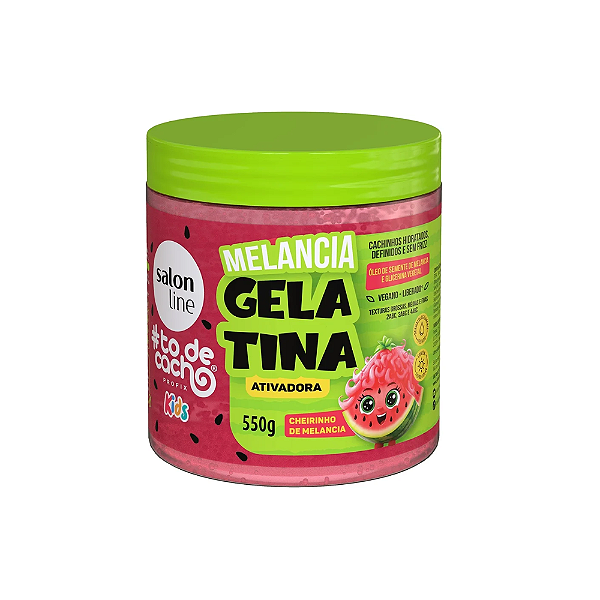 Gelatina Capilar Salon Line To de Cachos Kids - Ativadora Melancia 550g-Loreto