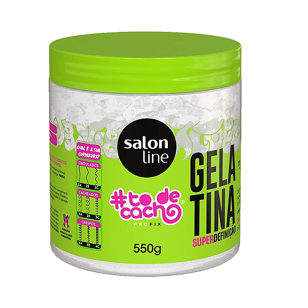 Gelatina Capilar Salon Line To de Cachos Não Sai da Minha Cabeça 550g-Loreto