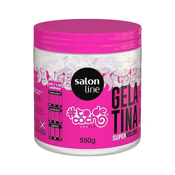 Gelatina Capilar Salon Line To de Cachos Vai Ter Volume Sim 550g-Loreto