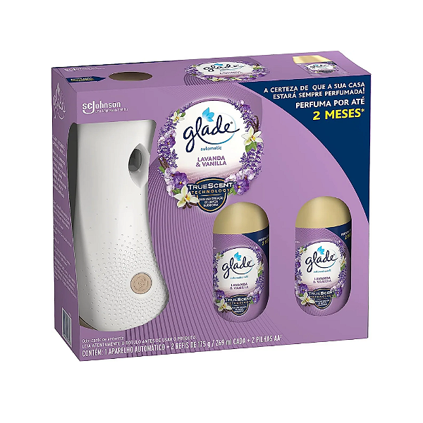 Difusor De Ambientes Glade Automático Aparelho +2 Refil 269ml-Loreto