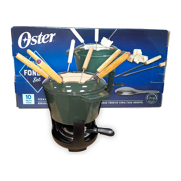 Oster Conjunto Para Fondue 10 Peças Henwick Verde-Loreto