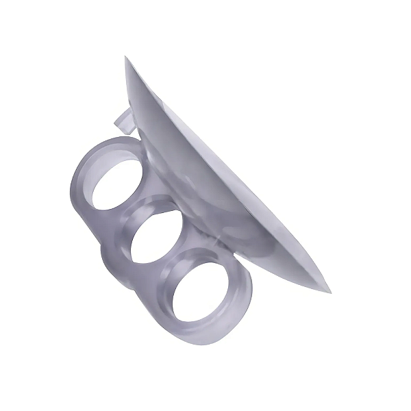 Ventosa Garra 3 Dedos Pvc Cristal 110mm martelinho de ouro-Loreto