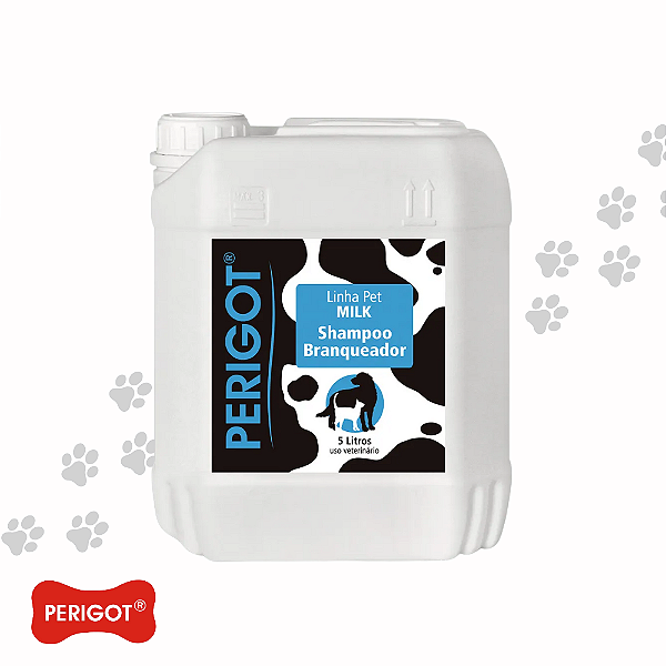 Shampoo Pet Branqueador Milk Perigot 5 Litros-Loreto
