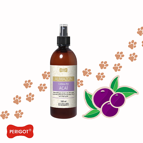 Colônia Pet Aumazon Perigot Açaí 500ml-Loreto