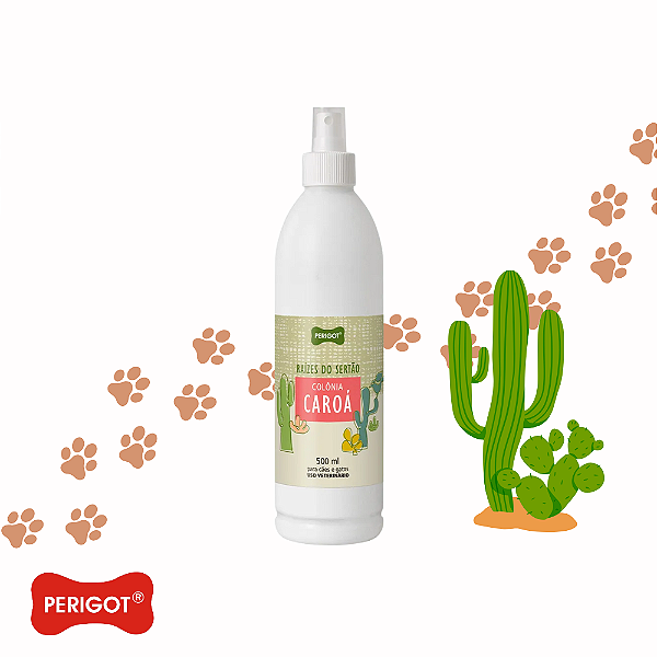 Colônia Pet Caroá Raízes do Sertão Perigot 500ml-Perigot