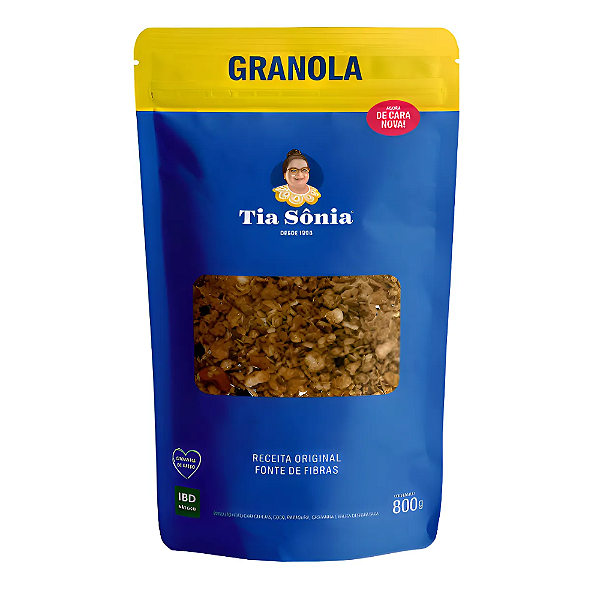 Granola Tradicional Tia Sônia 800g – Saúde e Sabor no Seu Dia a Dia-Loreto