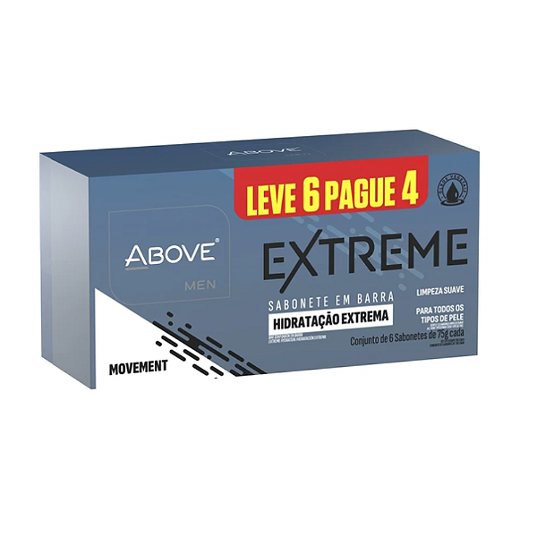 Sabonete Em Barra Above 75g Extreme Movement L6p4-Loreto
