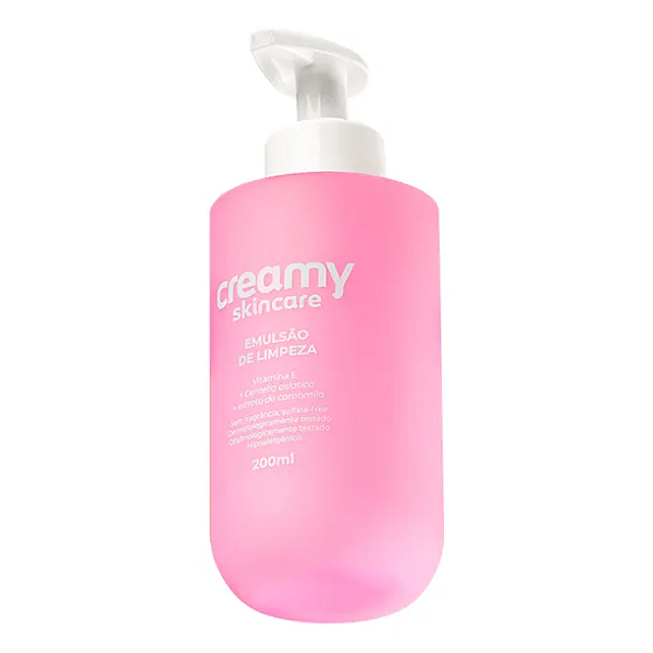 Emulsão De Limpeza Creamy 200ml limpador Suave Hidratante-Loreto