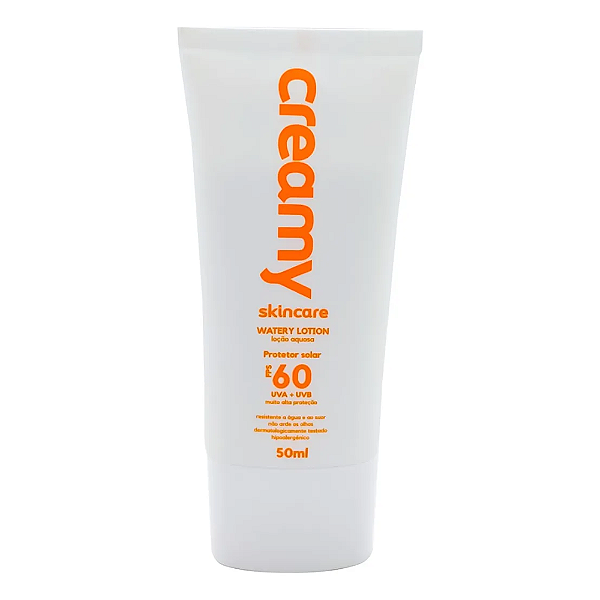 Creamy - Protetor Solar Facial Fps 60 Uva + Uvb - 50ml -Loreto