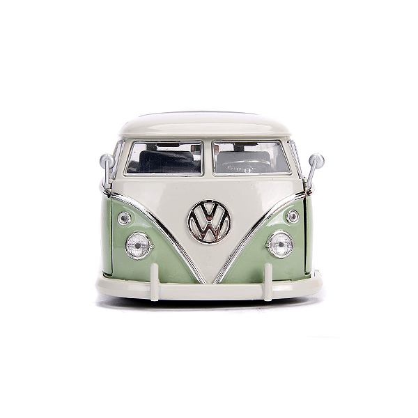 Miniatura VW Kombi 1962 Verde Jada 1:24 Big Time Kustoms-Loreto