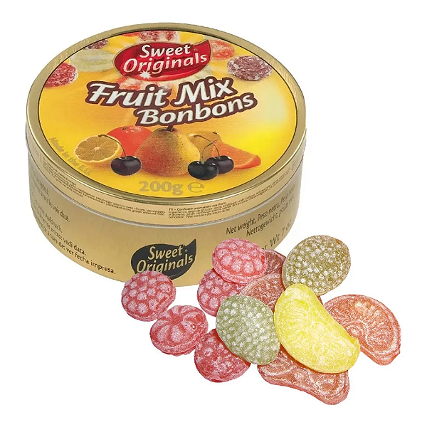 Balas Sabores Sortidos Alemã 200g Sweet Originals Fruit Mix-Loreto