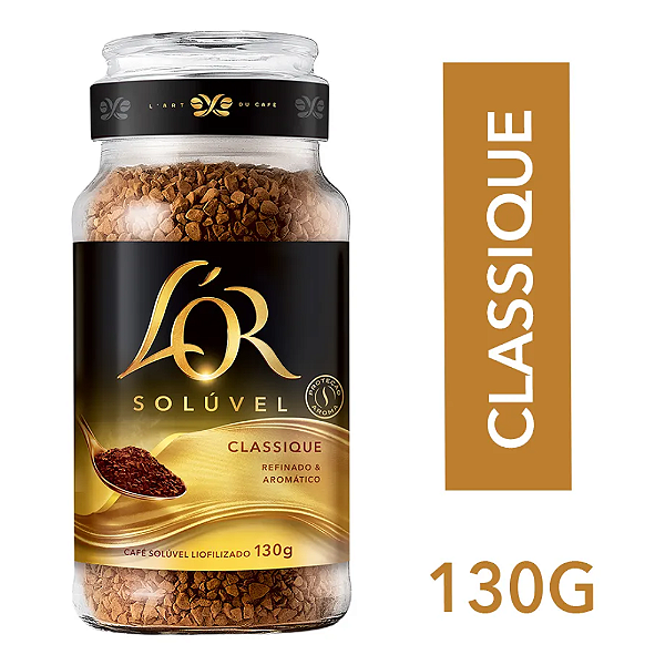 Café Lor Classique Solúvel Pote De Vidro 130G