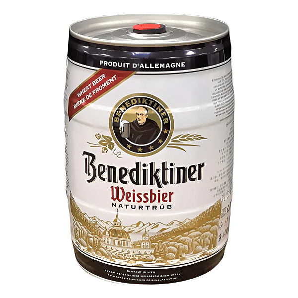 Barril De Cerveja Benediktiner Weissbier 5l - Alemã