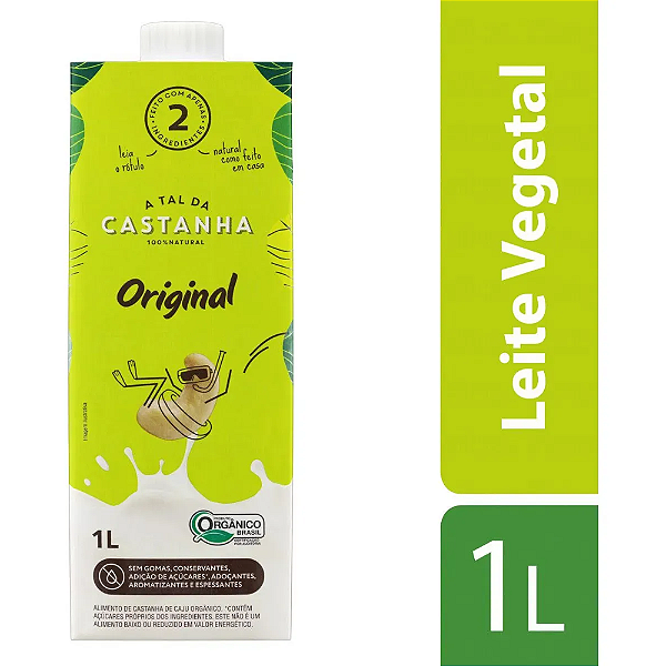 Bebida Vegetal Original Orgânico 1 Litro A Tal da Castanha