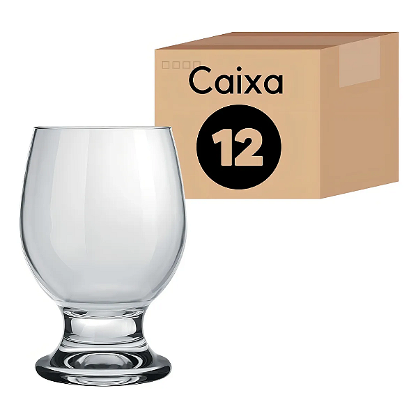 Jogo Copos Vidro Nadir Suco Agua Paulista 250ml 12 Unidades Cor Transparente