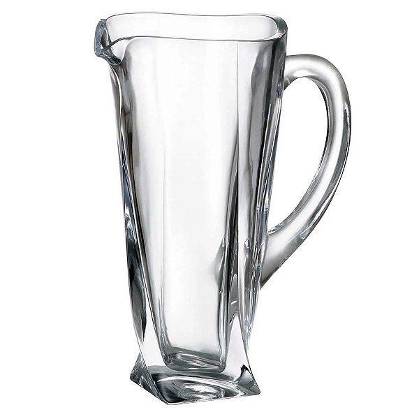 Jarra Crystal Bohemia 1,2L Collection Quadro Jug Cristal