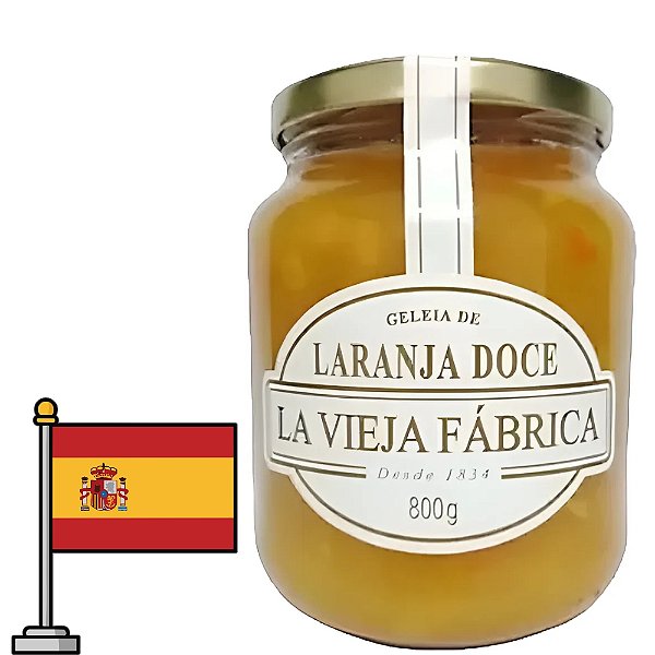 Geleia De Laranja La Vieja Fábrica Vidro 800g