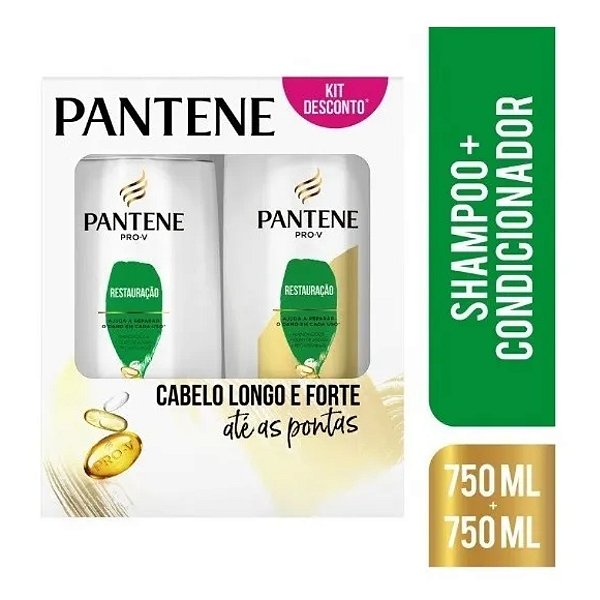 Shampoo E Condicionador Pantene Em Frasco De 1500ml Pacotes