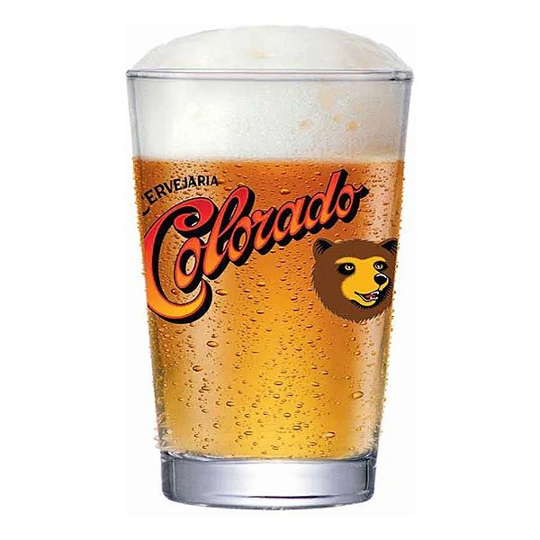 Copo De Vidro Para Cerveja Colorado 350ml, Ruvolo Transparente