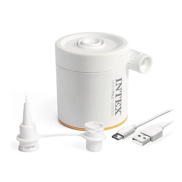 Bomba De Ar Elétrica Usb Inflar Encher Colchão Camping